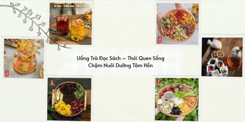 uống trà đọc sách